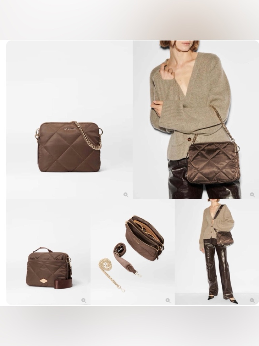 MZ Wallace Madison crossbody ll- in walnut